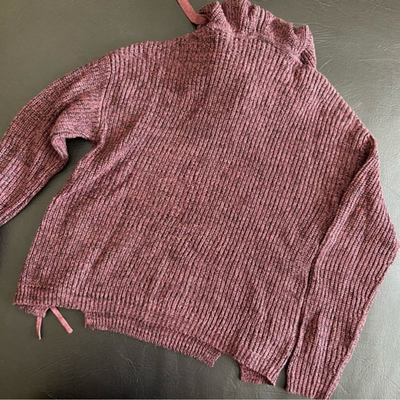 CHARLIE B Hooded Fig Sweater Sz M NWT - Picture 2 of 4